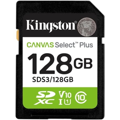 Kingston SDXC Canvas Selec Plus 128Gb (SDS3/128GB)
