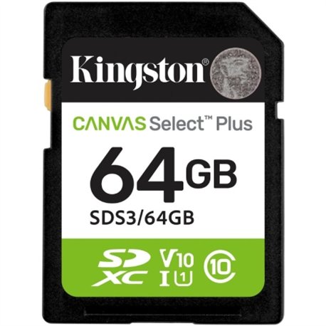 Kingston SDXC Canvas Selec Plus 64Gb (SDS3/64GB)