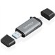 Lector Tarjetas AISENS USB-A/C 3.0 Gris (ASCR-2AC11-GR)