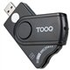 Lector TooQ DNIe TF/SD USB-A 2.0 Negro (TQR-3012B)