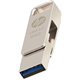 Pendrive HP HPFD206C 64Gb USB-A/C Plata (HPFD206C-A-64)