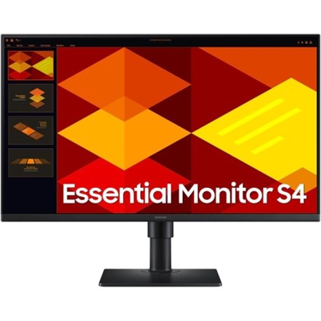 MONITOR SAMSUNG ESSENTIAL S4 27 IPS 100HZ ERGONOMICO DP HDMI BLACK
