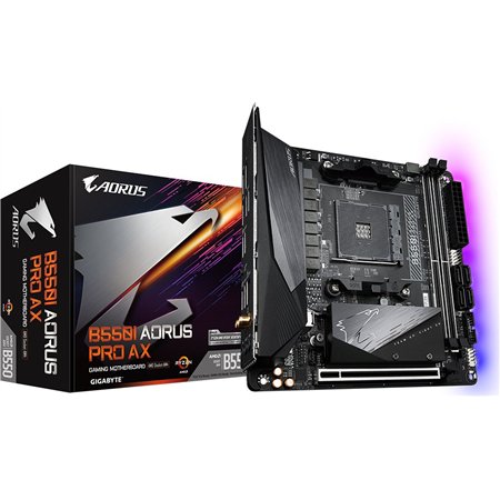 GIGABYTE B550I AORUS PRO AX:(AM4) 2DDR4 HDMI DP MiniITX