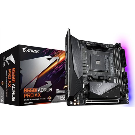 GIGABYTE B550I AORUS PRO AX:(AM4) 2DDR4 HDMI DP MiniITX