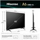 TV Hisense A6Q 65" 4K UHD WiFi Smart TV Negro (65A6Q )