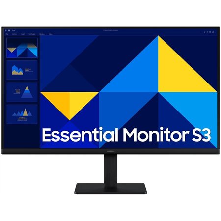 MONITOR SAMSUNG ESSENTIAL S3 24 IPS 100HZ VGA HDMI BLACK