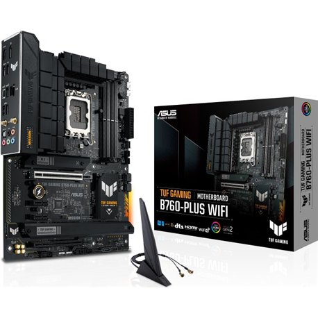 ASUS TUF GAMING B760-PLUS WIFI:(1700) 4DDR5 HDMI DP ATX
