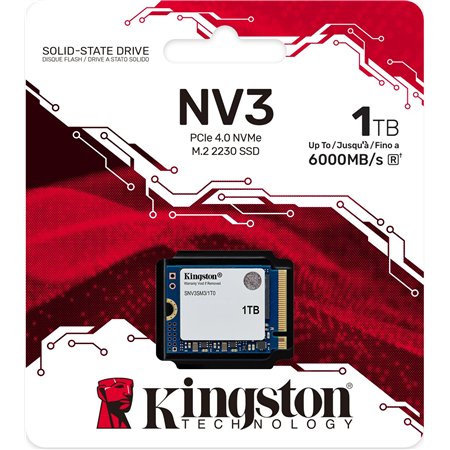 SSD Kingston 1Tb M.2 2230 NVMe PCIe 4.0 (SNV3SM3/1T0)