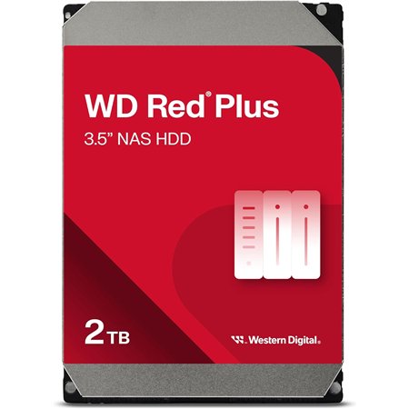 WD Red Plus Nas 2Tb 3.5" SATA3 64Mb (WD20EFPX-71C4TN0)