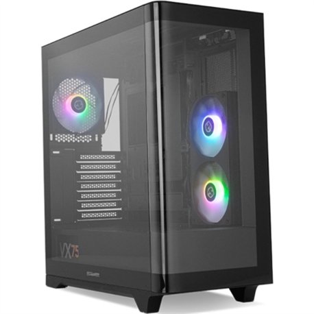Caja Gaming NOX Ether ATX ITX Negra (NXHUMMERETHERBK)