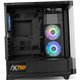 Caja Gaming NOX Ether ATX ITX Negra (NXHUMMERETHERBK)
