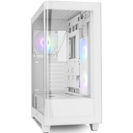 Caja Gaming NOX Ether ATX ITX Blanca (NXHUMMERETHERWH)