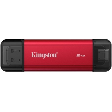 SSD Kingston 2Tb Dual USB-A/C 3.1 Negro/Rojo (SPSD/2TB)