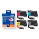 Tinta Brother Negro/Cian/Magenta/Amarillo (LC521VAL)