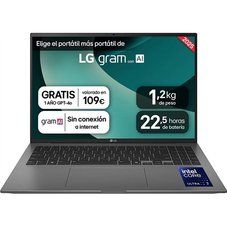 LG U7-255H 16Gb 1Tb 16" FreeDos Negro (16ZD90T-G.AX78B)