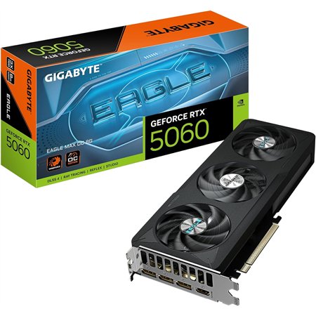TARJETA DE VIDEO GIGABYTE RTX 5060 EAGLE MAX OC 8GB GDDR7 PCIE 5.0