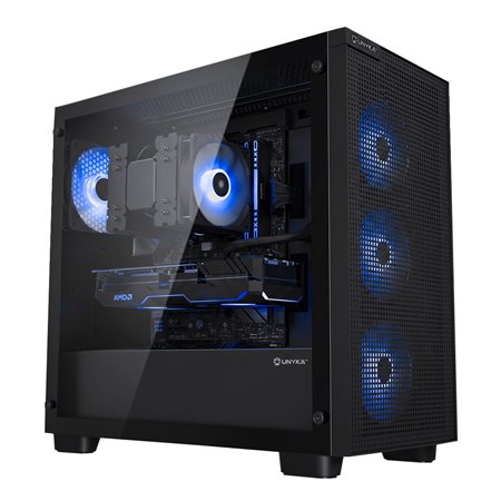 Caja UNYKA Revelat Mesh Edge ARGB mATX ITX (UK121806)