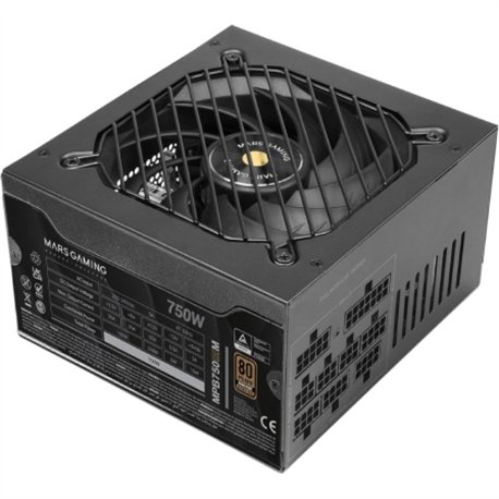 Fuente Mars Gaming ATX 750W 80+Bronze Negra (MPB750SIM)
