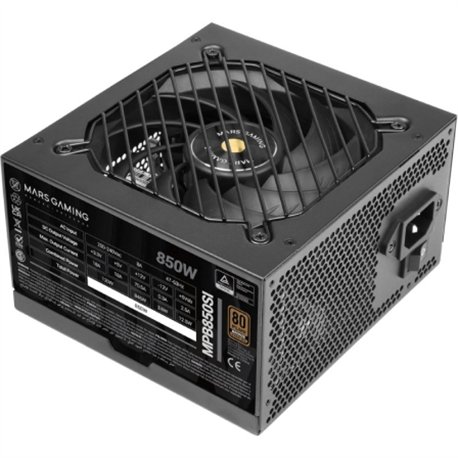 Fuente Mars Gaming 850W ATX 80+ Bronze Negra (MPB850SI)