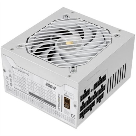 Fuente Mars Gaming 850W 80+Bronze Blanca (MPB850SIMW)