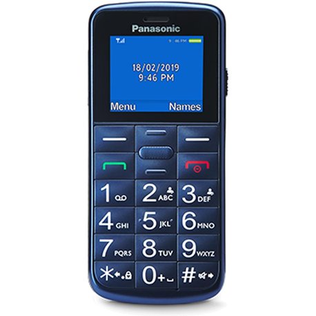 Teléfono Móvil Panasonic Mayores Azul (KX-TU110EXC)