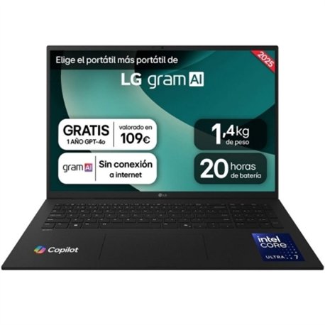 LG 17" U7-255H 32Gb 1Tb SSD FreeOS (17ZD90T-G.AX88B)