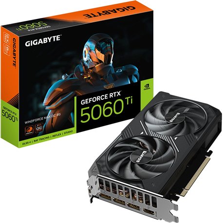 TARJETA DE VIDEO GIGABYTE NVIDIA RTX 5060 TI EAGLE MAX OC 8GB GDRR7 PCIE 5.0