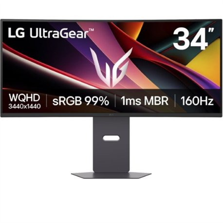 Monitor LG 34" WQHD 160Hz 1ms Curvo (34G600A-B)