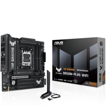 ASUS TUF GAMING B850M-PLUS WIFI: (AM5) 4DDR5 HDMI mATX