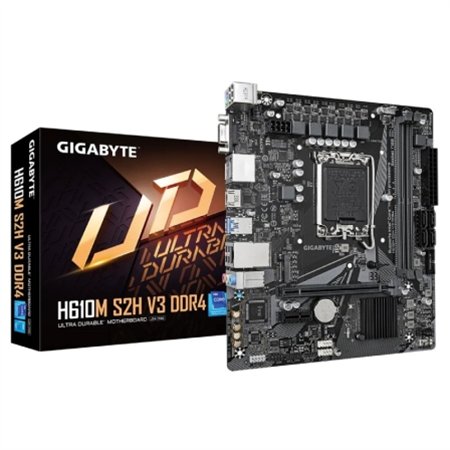 GIGABYTE H610M S2H V3:(1700) 2DDR4 HDMI VGA DVI DP mATX