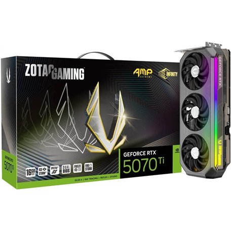 Zotac GAMING GeForce RTX 5070 Ti AMP Extreme INFINITY NVIDIA 16 GB GDDR7