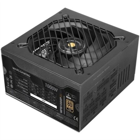 Fuente Mars Gaming ATX 1000W 80+Gold Negra (MPB1000PSI)