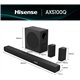 Barra de sonido Hisense 5.1 580W HDMI BT5.3 (AX5100Q)