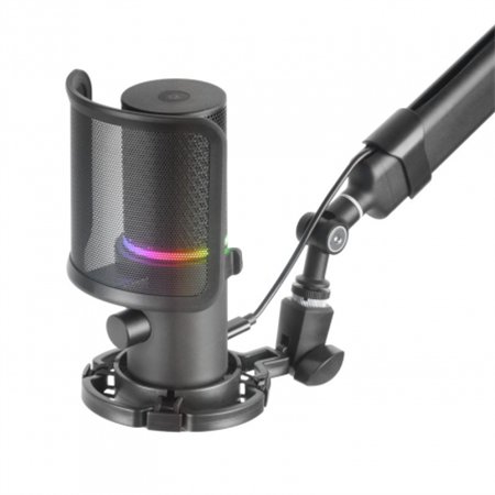 Micrófono Sobremesa Mars Gaming 3.5mm USB Negro(MMICXT)