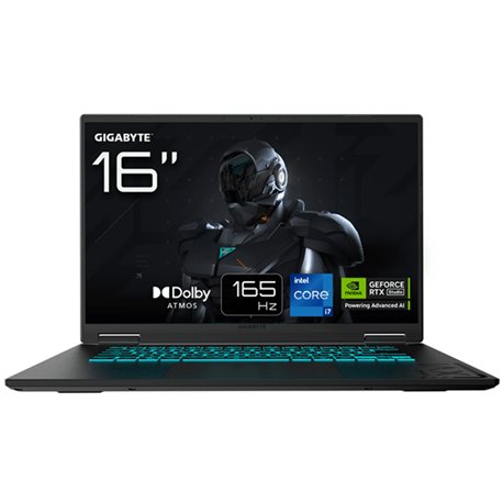 PORTATIL GAMING GIGABYTE A16 I7 13620H/32GB DDR5/SSD1TB/16 WUXGA/RTX5060/FDOS