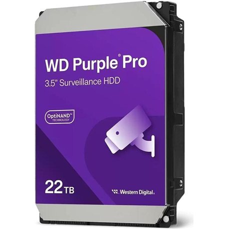 Disco WD purple Pro 3.5" 22Tb 7200rpm SATA6(WD221PURP)