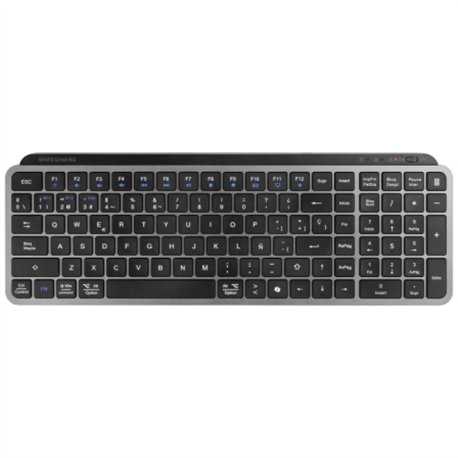 Teclado Mars Gaming Wireless Negro (MKSILENKEYSES)