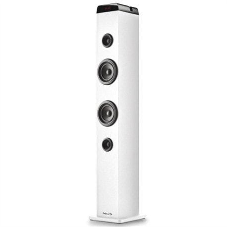 Torre de Sonido NGS BT 80W Blanca (SKYCHARMPROWHITE)