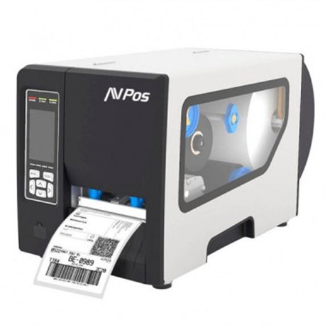 IMPRESORA AVPOS TERMICA INDUSTRIAL E1 ETIQUETAS CORTE AUTOMATICO USB + SERIE + LAN  3YR GAR