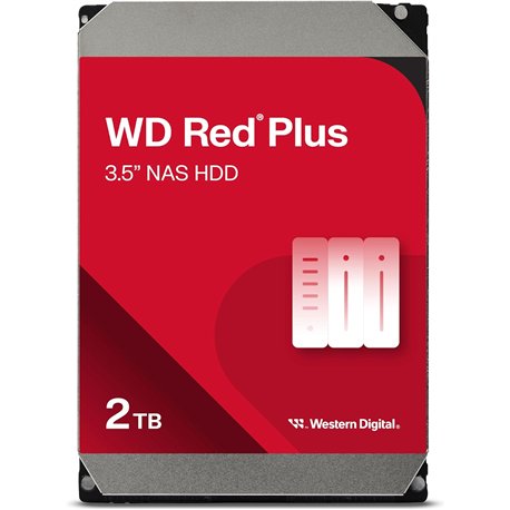 Disco WD Red Plus V2 3.5" 2Tb SATA3 64Mb (WD20EFPX)