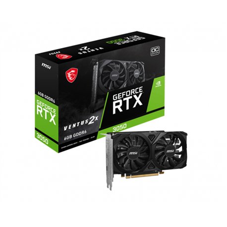 MSI RTX 3050 VENTUS 2X E 6G OC 6GB GDDR6 (912-V812-056)