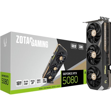 Zotac GAMING GeForce RTX 5080 SOLID CORE NVIDIA 16 GB GDDR7