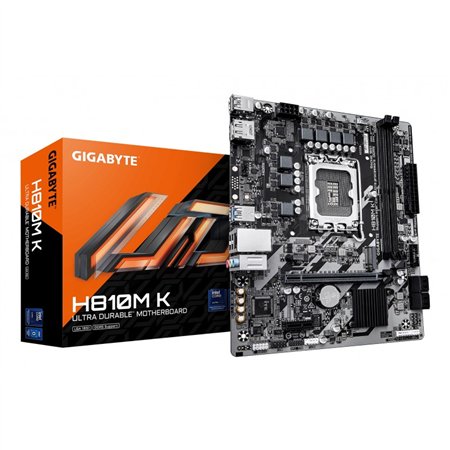 GIGABYTE H810M K: (LGA1851) 2DDR5 HDMI DP RJ45 mATX