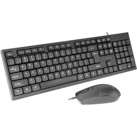 Teclado+Ratón TACENS USB 1600dpi Negro (ACP02ES)