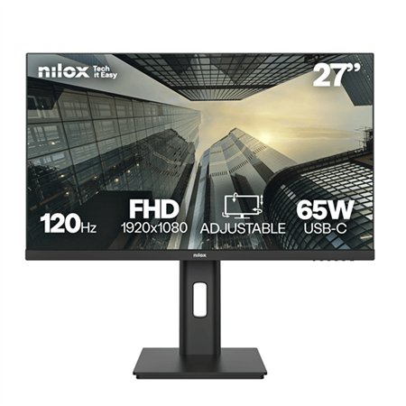 Monitor NILOX 27" FHD 120Hz Negro (NXM27REG12065)