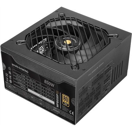 Fuente Mars Gaming ATX 850W 80+ Gold Negra (MPB850PSI)