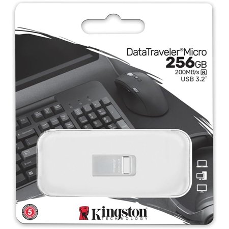Pendrive Kingston Micro 256Gb USB-A 3.0 (DTMC3G2/256GB)