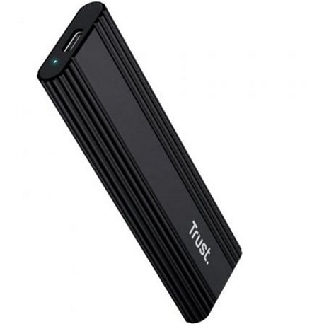 Caja Externa Trust SSD M.2 USB-C 3.0 Negra (25806)