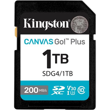 Kingston SDXC Canvas Go Plus 1Tb Gen4 (SDG4/1TB)