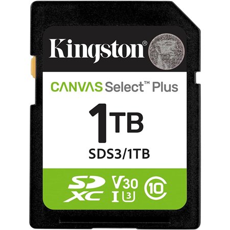 Kingston Canvas Selec Plus SDXC 1Tb CL10 (SDS3/1TB)